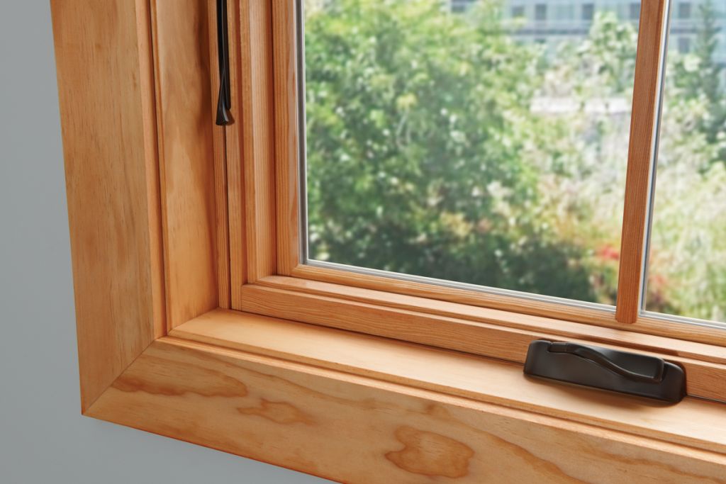 Wood Clad Close-Up Milgard Windows and Doors